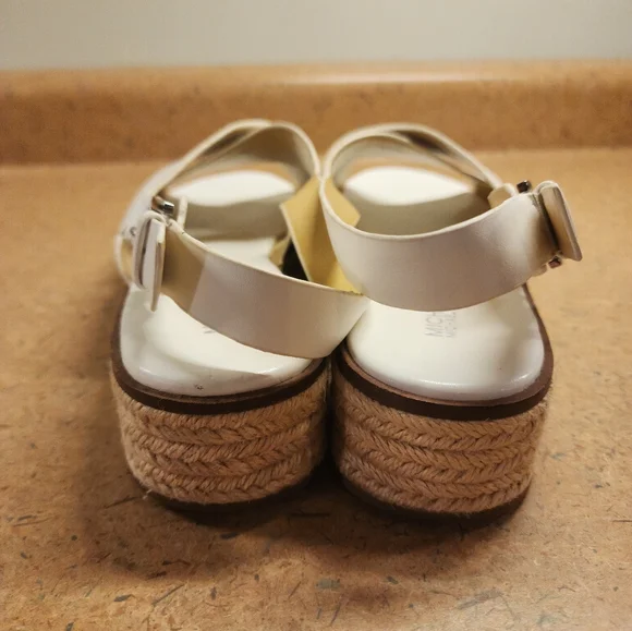 Michael Kors Meryl Criss Cross Espadrille Platform Women SZ 8M - Picture 5 of 14